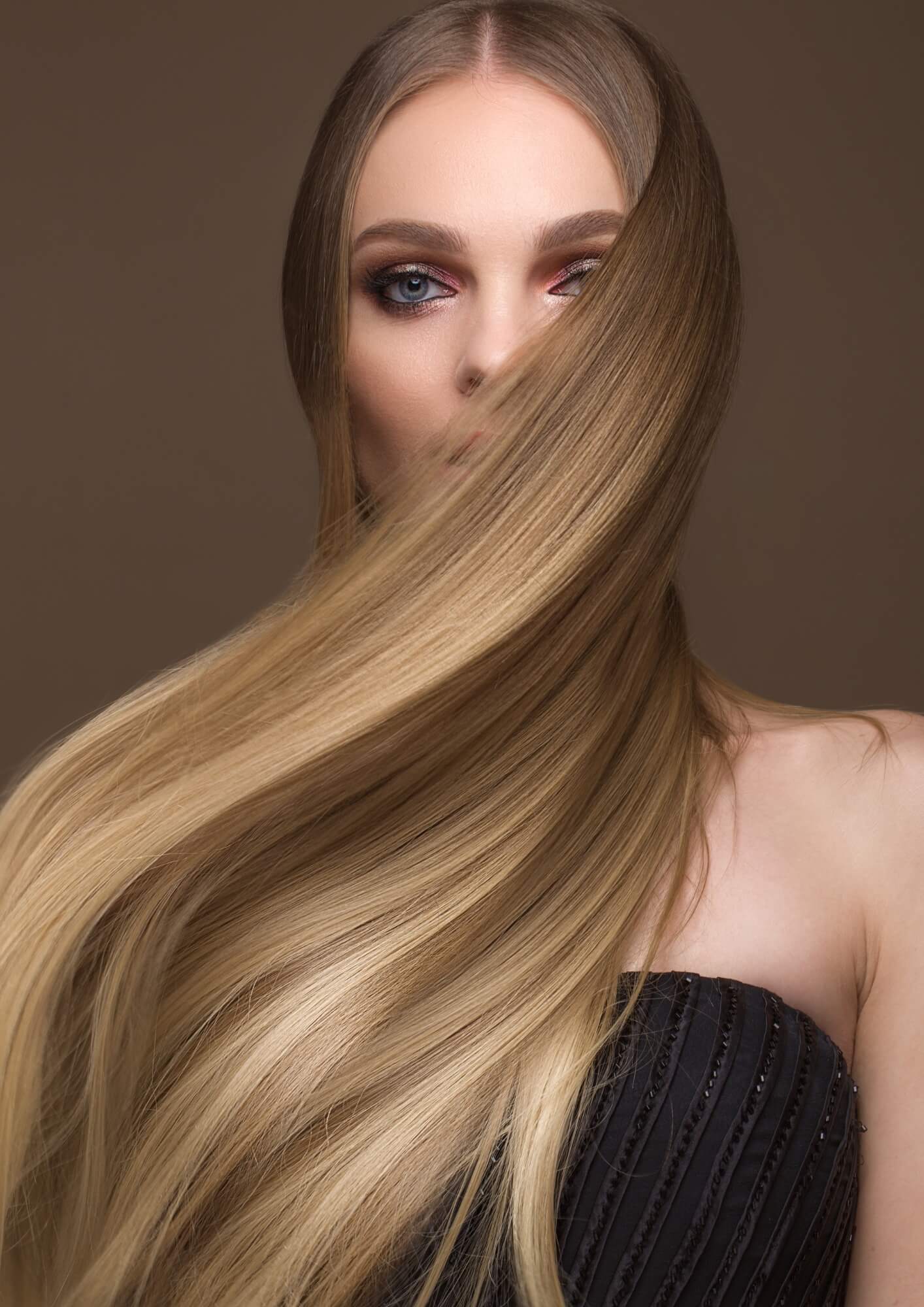 Mulher com cabelo incrível